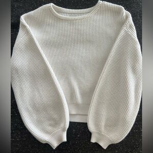 Rhythm “Classic Knit Jumper” Bell-Sleeved Sweater : Size M